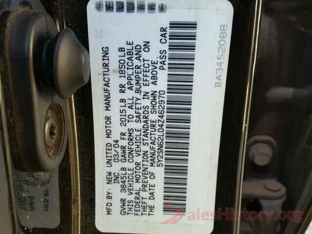 3MYDLBYV4HY170627 2004 PONTIAC VIBE