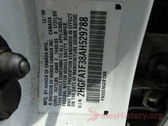 5NMZT3LB1JH085882 2010 HONDA CIVIC