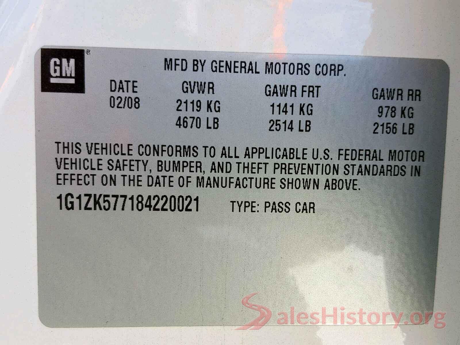 4T1G11AK5LU368538 2008 CHEVROLET MALIBU