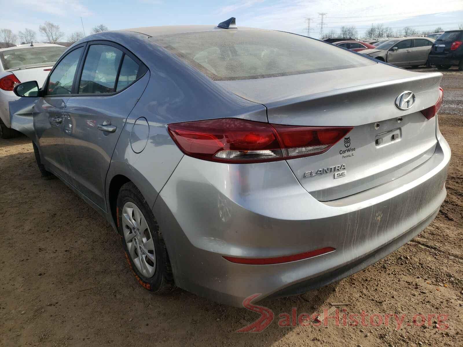 5NPD74LFXHH112372 2017 HYUNDAI ELANTRA