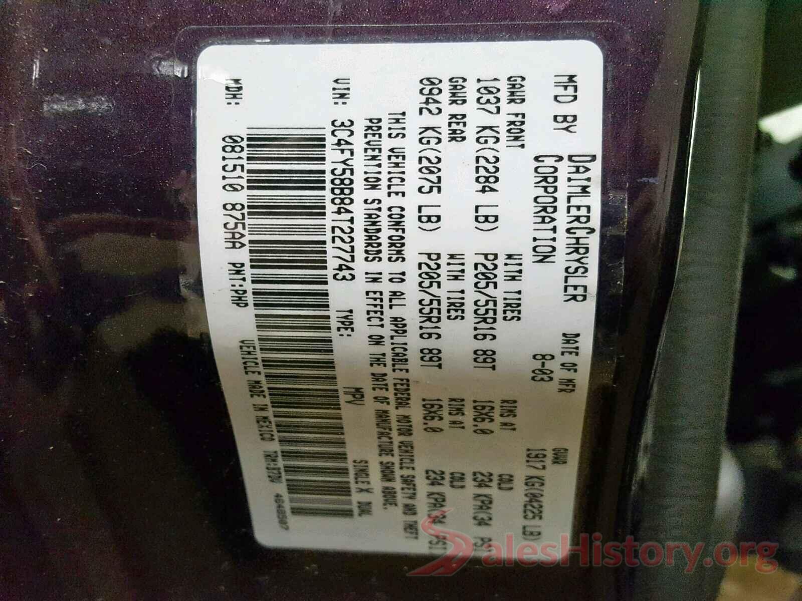 5N1AT2MV0KC815759 2004 CHRYSLER PT CRUISER