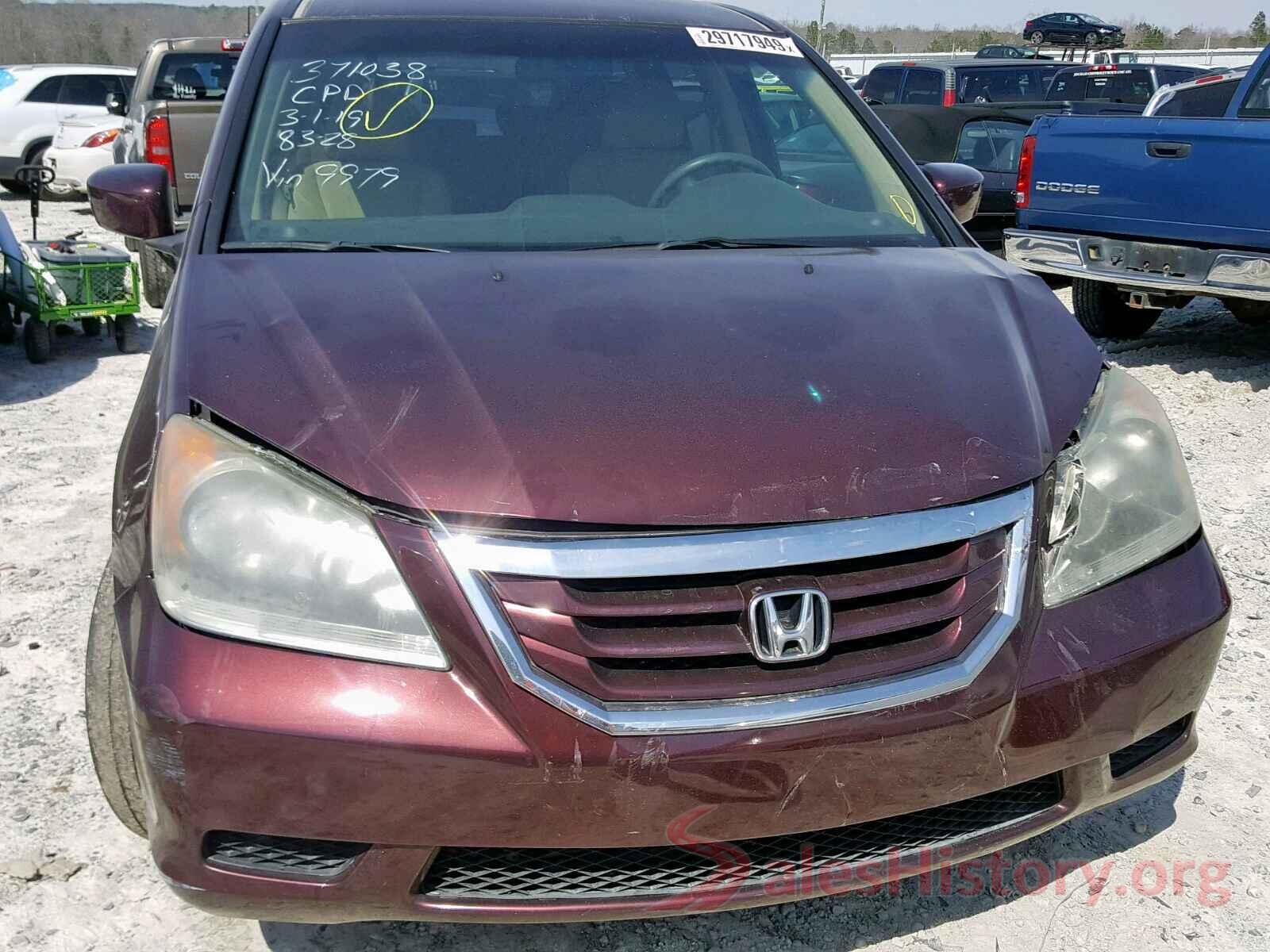 KNAFX4A67G5522845 2010 HONDA ODYSSEY EX