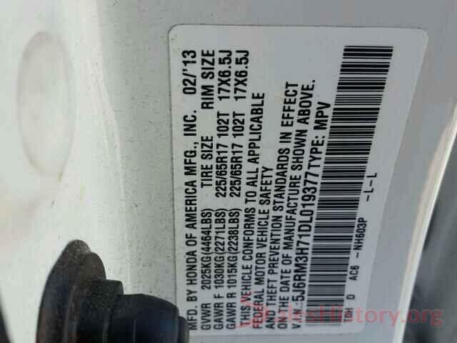 SALVP2BG4HH172979 2013 HONDA CRV