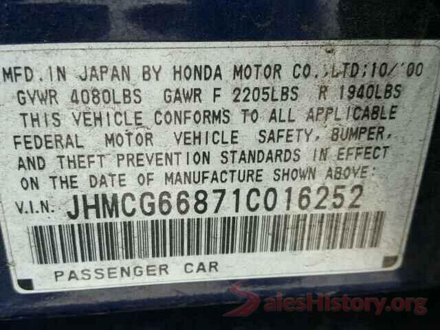 5XYZU3LBXHG387141 2001 HONDA ACCORD