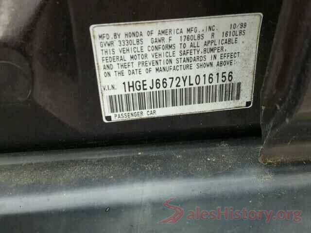 2HGFC2F56GH573718 2000 HONDA CIVIC