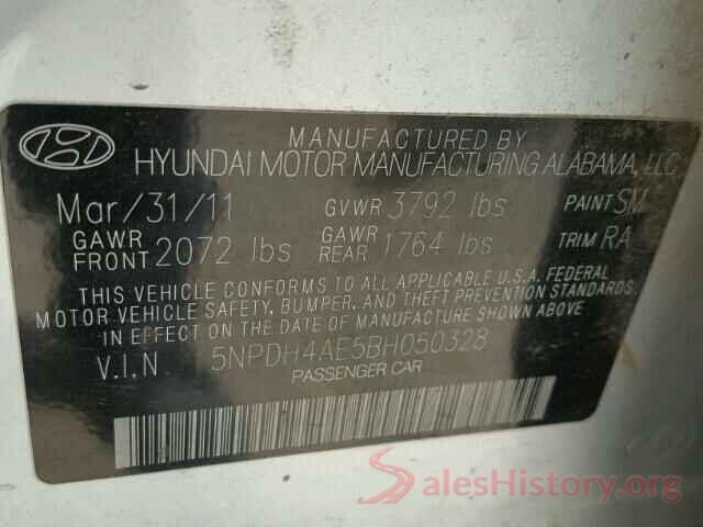 3N1AB7AP9KY284579 2011 HYUNDAI ELANTRA