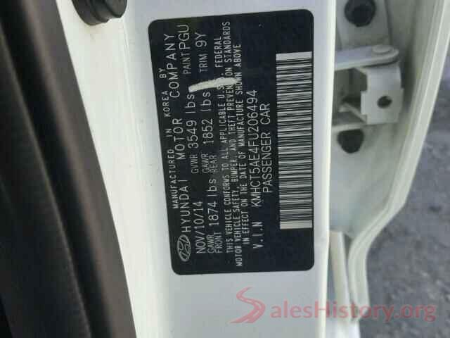 5NPE24AF6GH264315 2015 HYUNDAI ACCENT