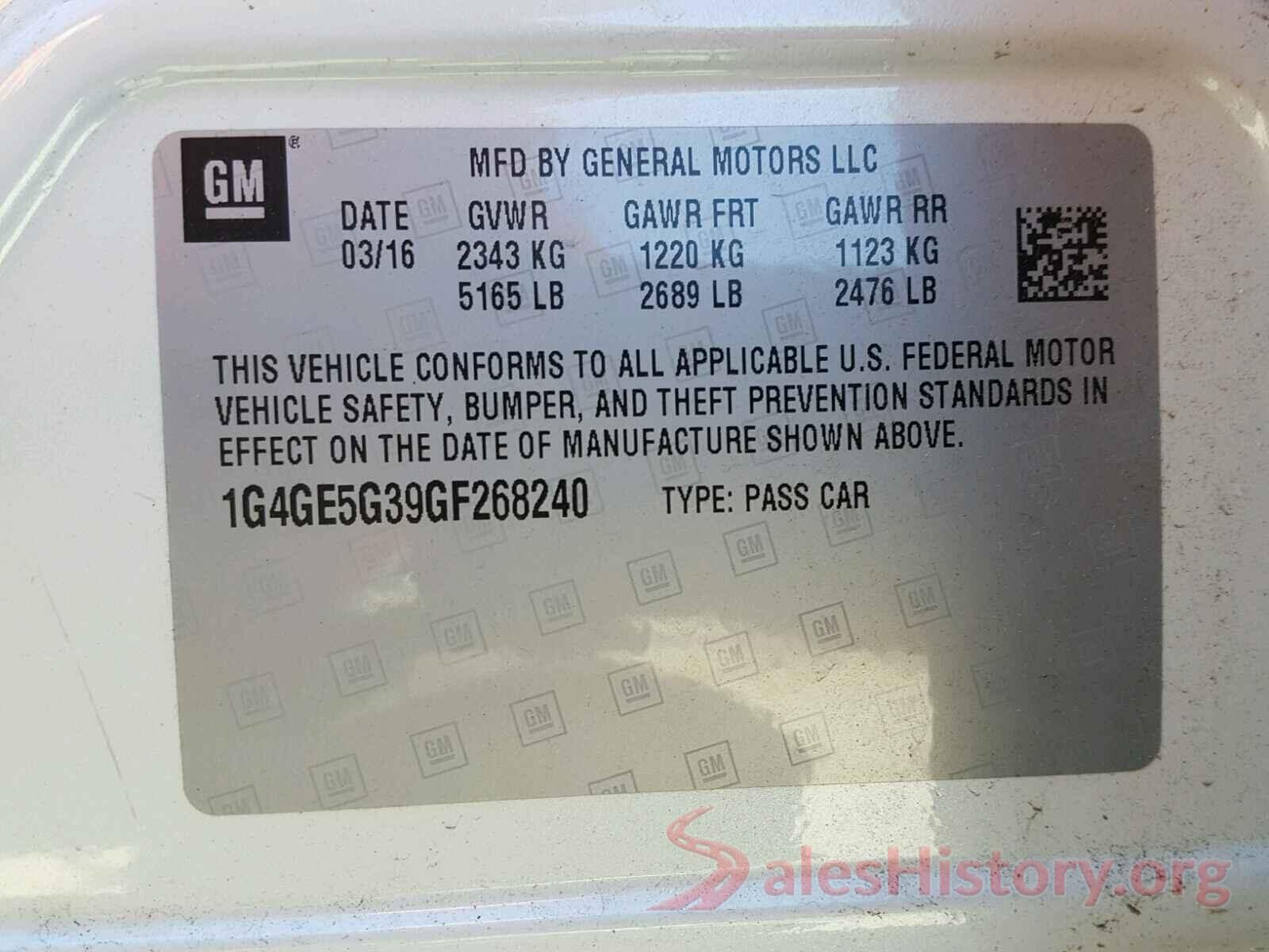 5YFBURHE5HP710711 2016 BUICK LACROSSE