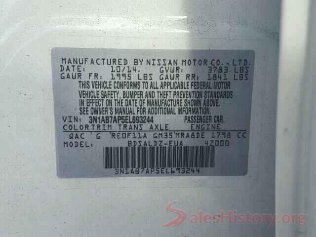 3N1AB7AP8KY217987 2014 NISSAN SENTRA