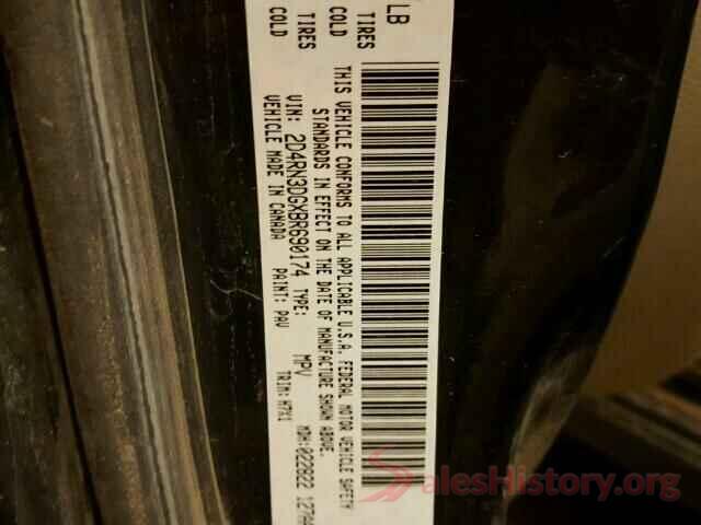 19XFC2F50GE017415 2011 DODGE CARAVAN