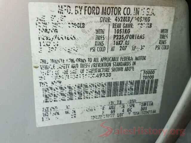 1N6AD0ER3GN796494 2002 FORD ESCAPE