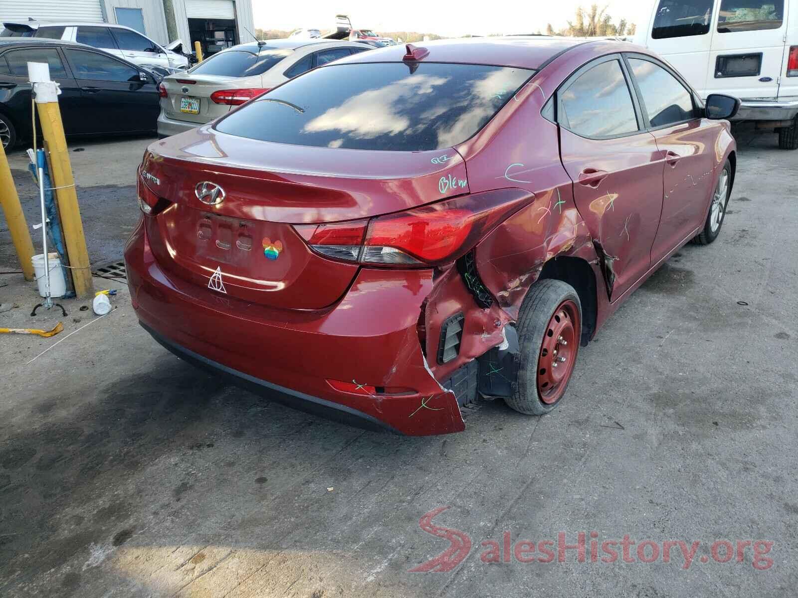 5NPDH4AE5GH752298 2016 HYUNDAI ELANTRA