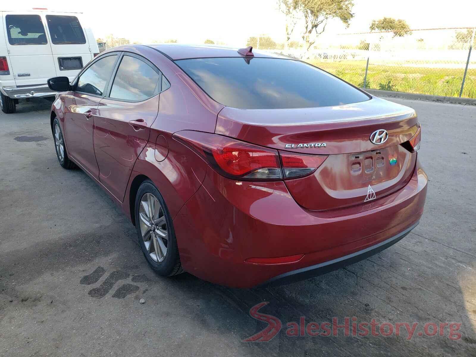 5NPDH4AE5GH752298 2016 HYUNDAI ELANTRA