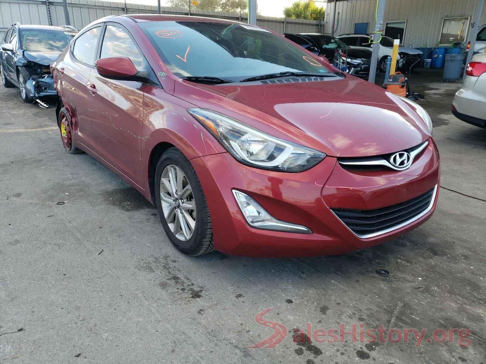 5NPDH4AE5GH752298 2016 HYUNDAI ELANTRA