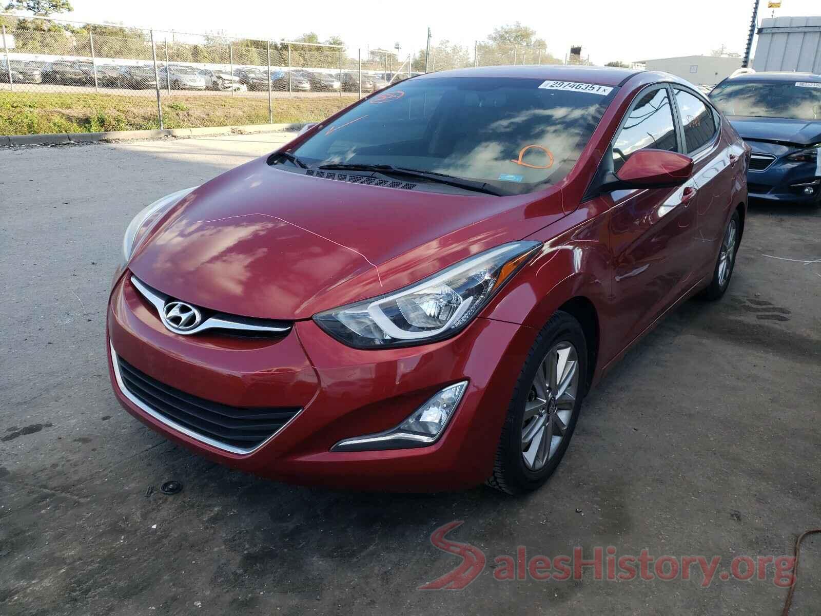 5NPDH4AE5GH752298 2016 HYUNDAI ELANTRA