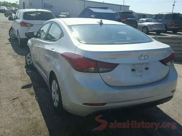 JTJBARBZXG2087004 2016 HYUNDAI ELANTRA