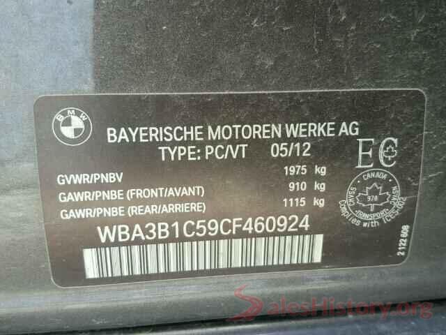 1GNSKJKC3GR105290 2012 BMW 3 SERIES