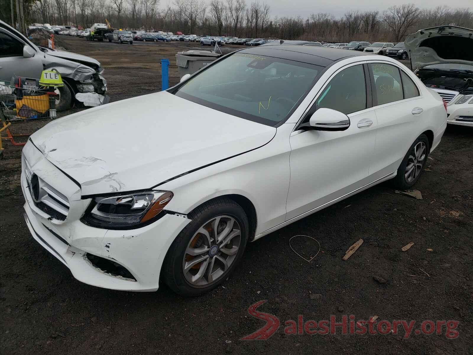 55SWF4KB1HU199571 2017 MERCEDES-BENZ C CLASS