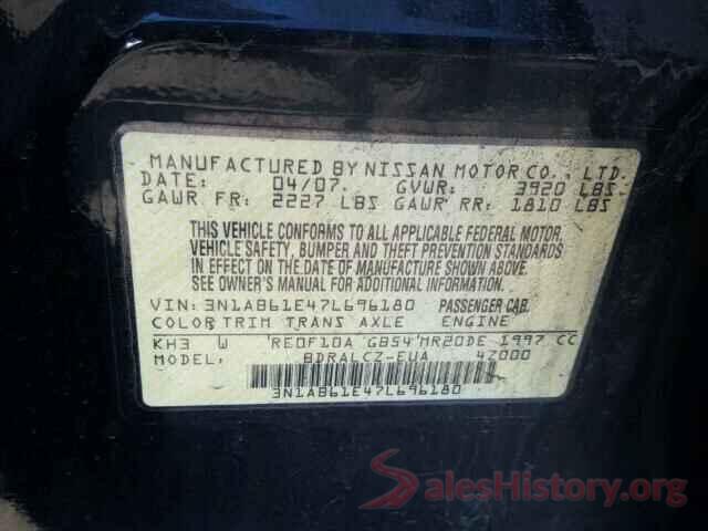 2T3W1RFV6MC101559 2007 NISSAN SENTRA