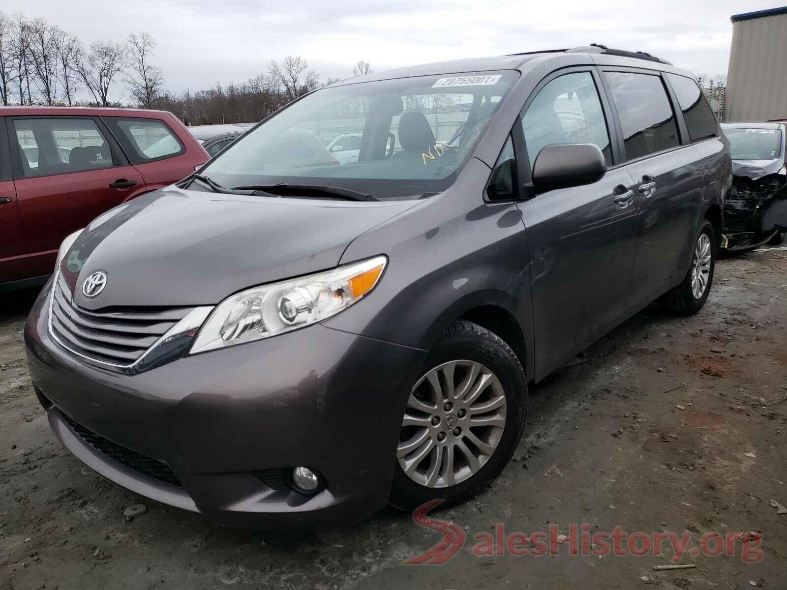 5TDYK3DC9GS695539 2016 TOYOTA SIENNA