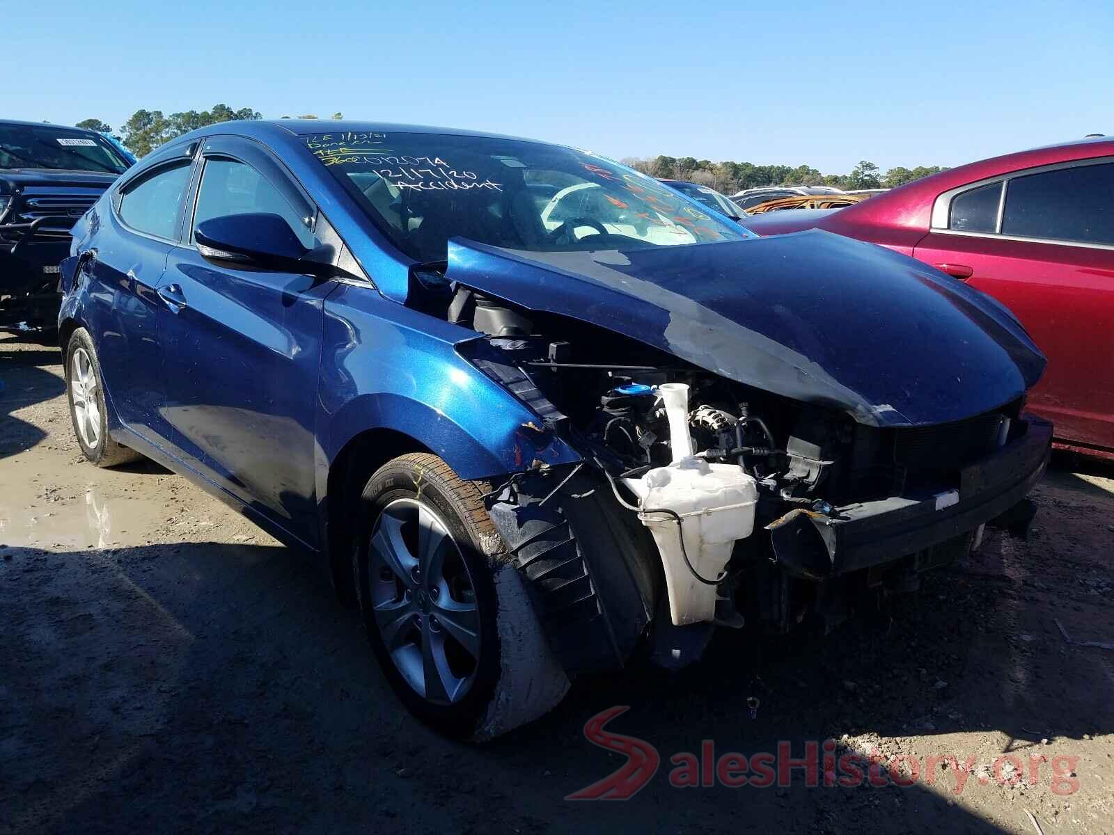 5NPDH4AE9GH680697 2016 HYUNDAI ELANTRA