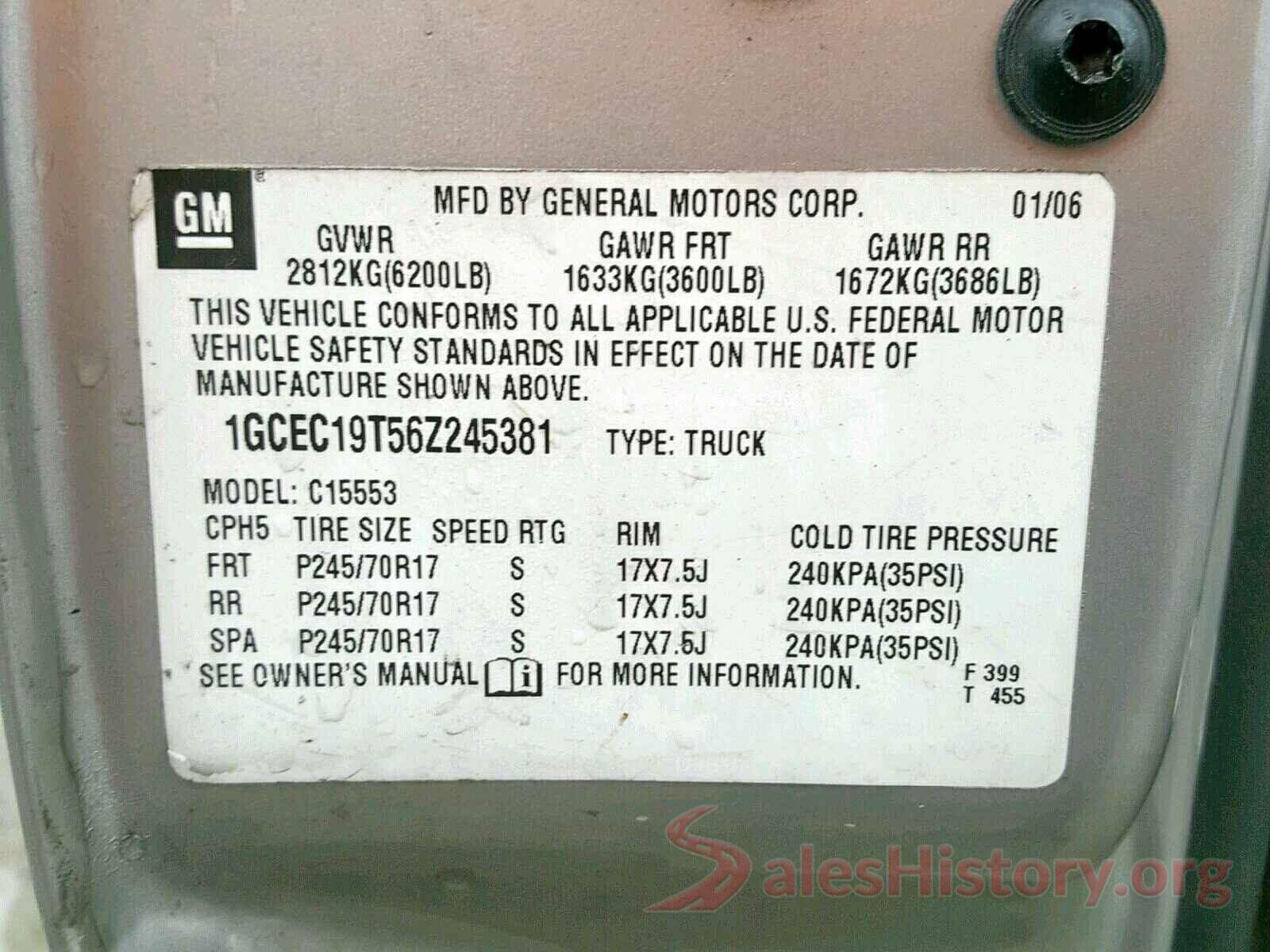 19XZE4F50LE006086 2006 CHEVROLET SILVERADO