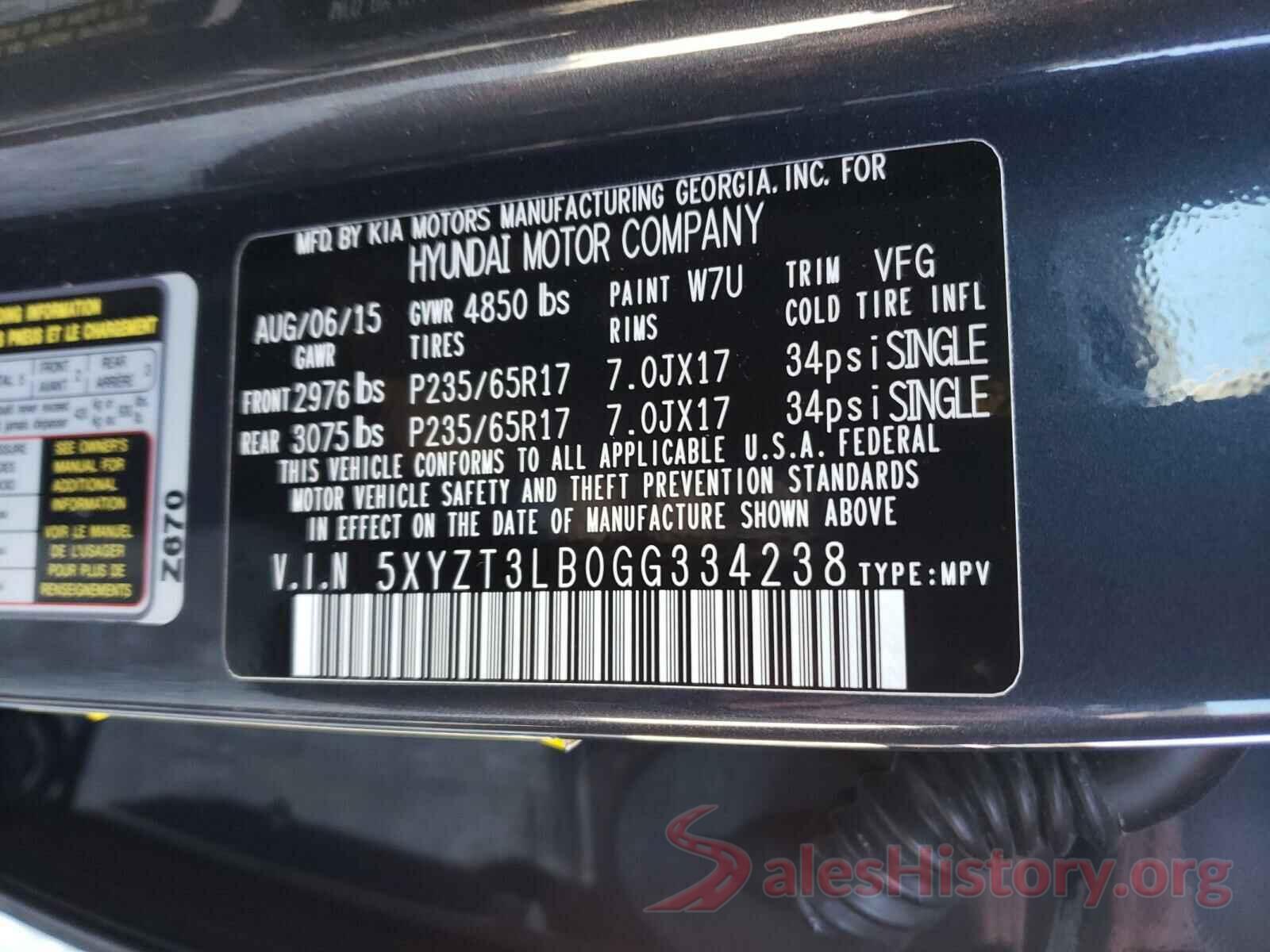 3N1CN7AP9GL884765 2016 HYUNDAI SANTA FE