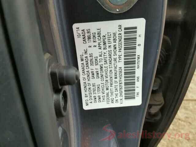 1N4AA6AP9HC420775 2015 HONDA CIVIC