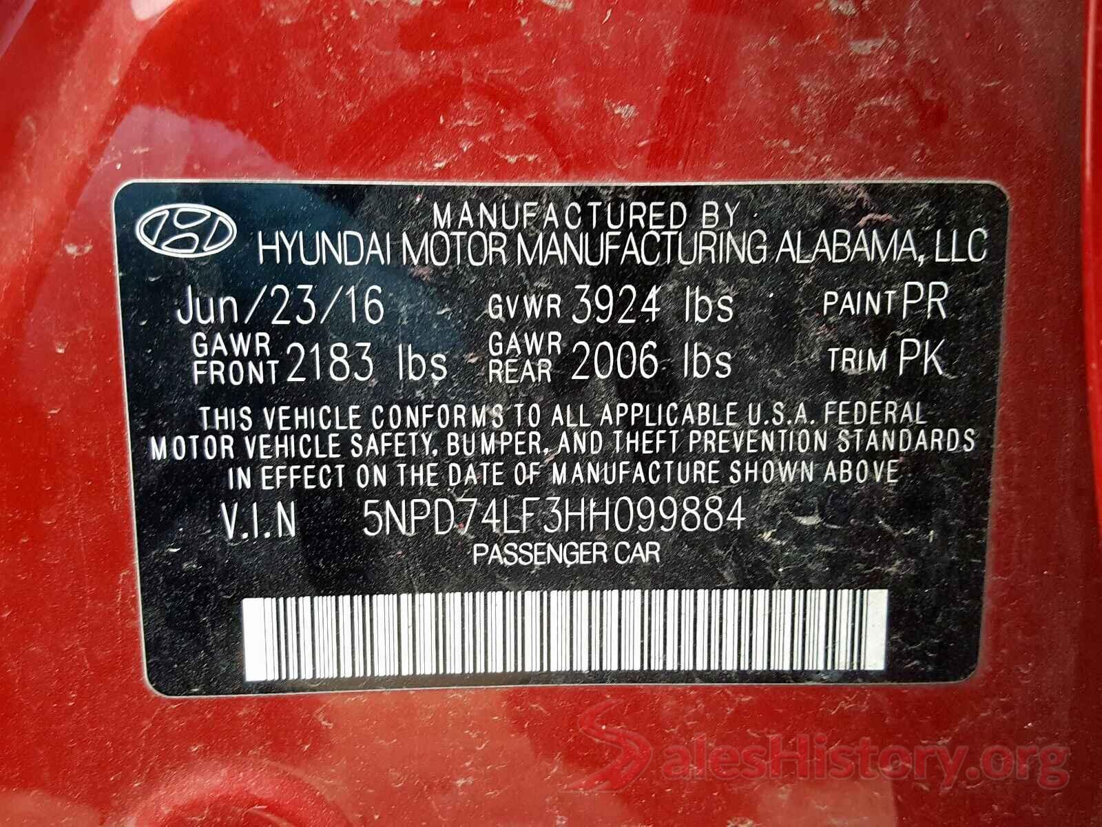 1N6AA1E52HN547651 2017 HYUNDAI ELANTRA