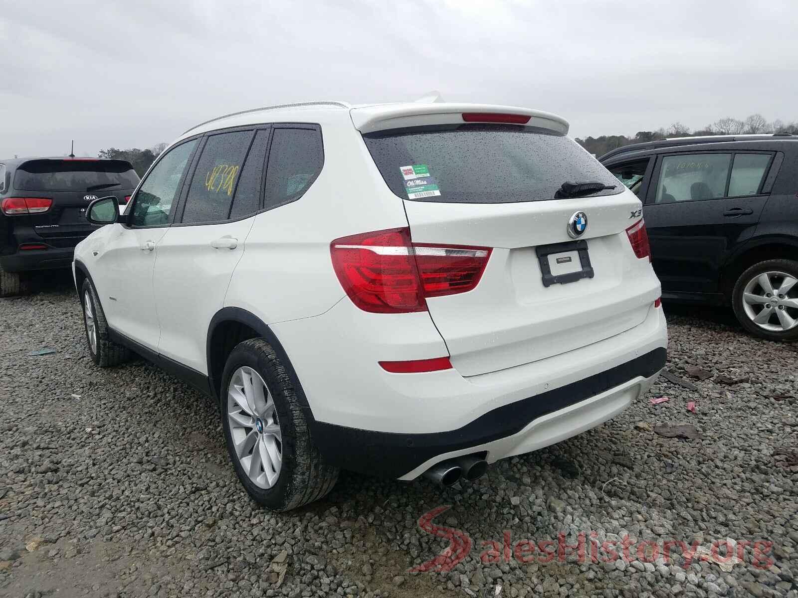 5UXWZ7C33H0X39369 2017 BMW X3