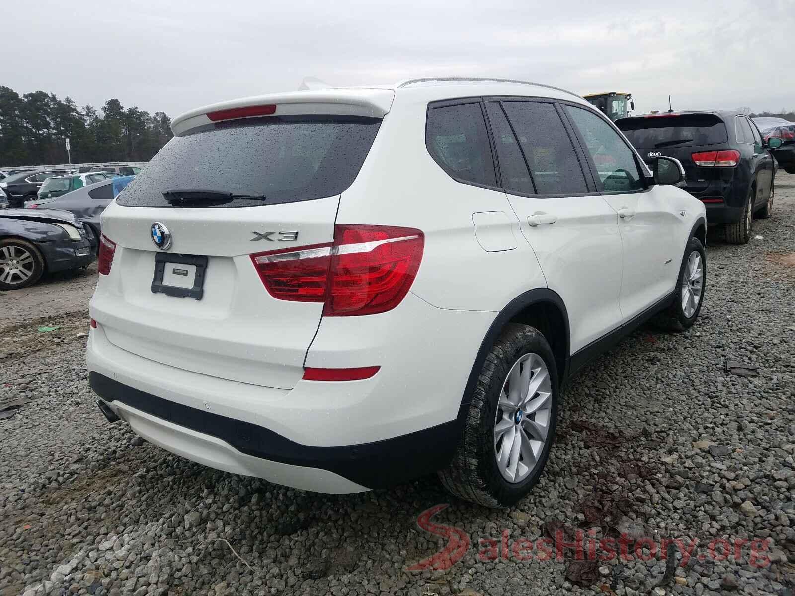 5UXWZ7C33H0X39369 2017 BMW X3