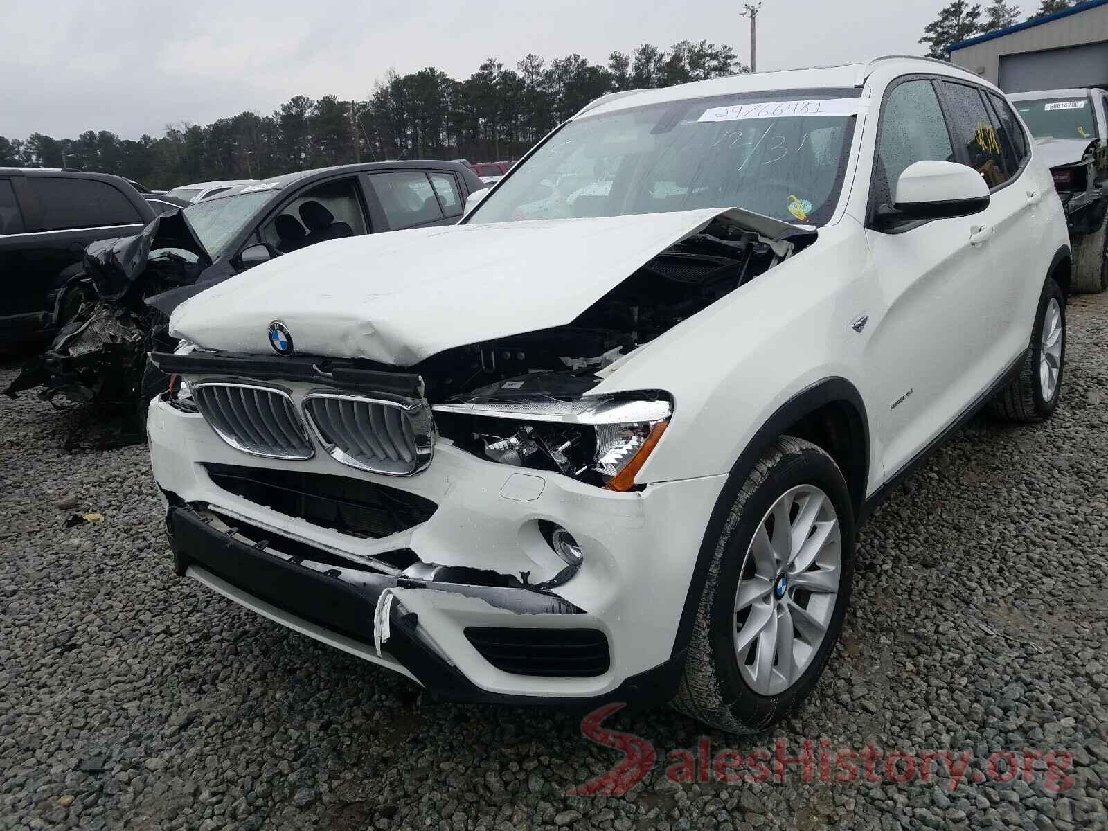 5UXWZ7C33H0X39369 2017 BMW X3