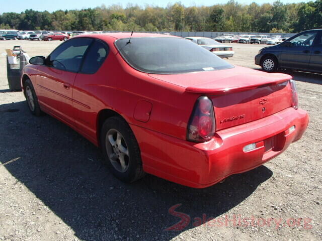 WD3FF1CD1KT013834 2001 CHEVROLET MONTECARLO