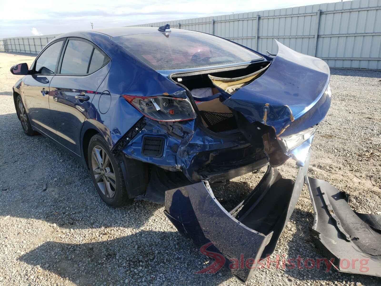 5NPD84LF9HH160135 2017 HYUNDAI ELANTRA