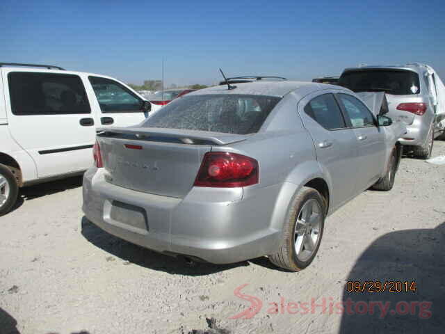 1N4AL3AP5GC123817 2012 DODGE AVENGER