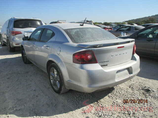 1N4AL3AP5GC123817 2012 DODGE AVENGER