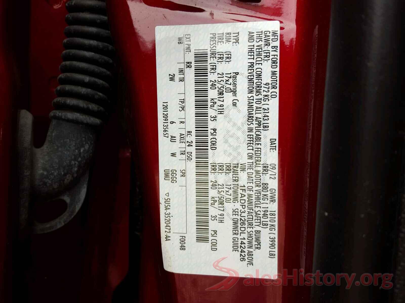 3N1AB7AP8KY270060 2013 FORD FOCUS