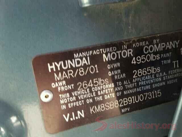 1N4AL3AP0GN379092 2001 HYUNDAI SANTA FE