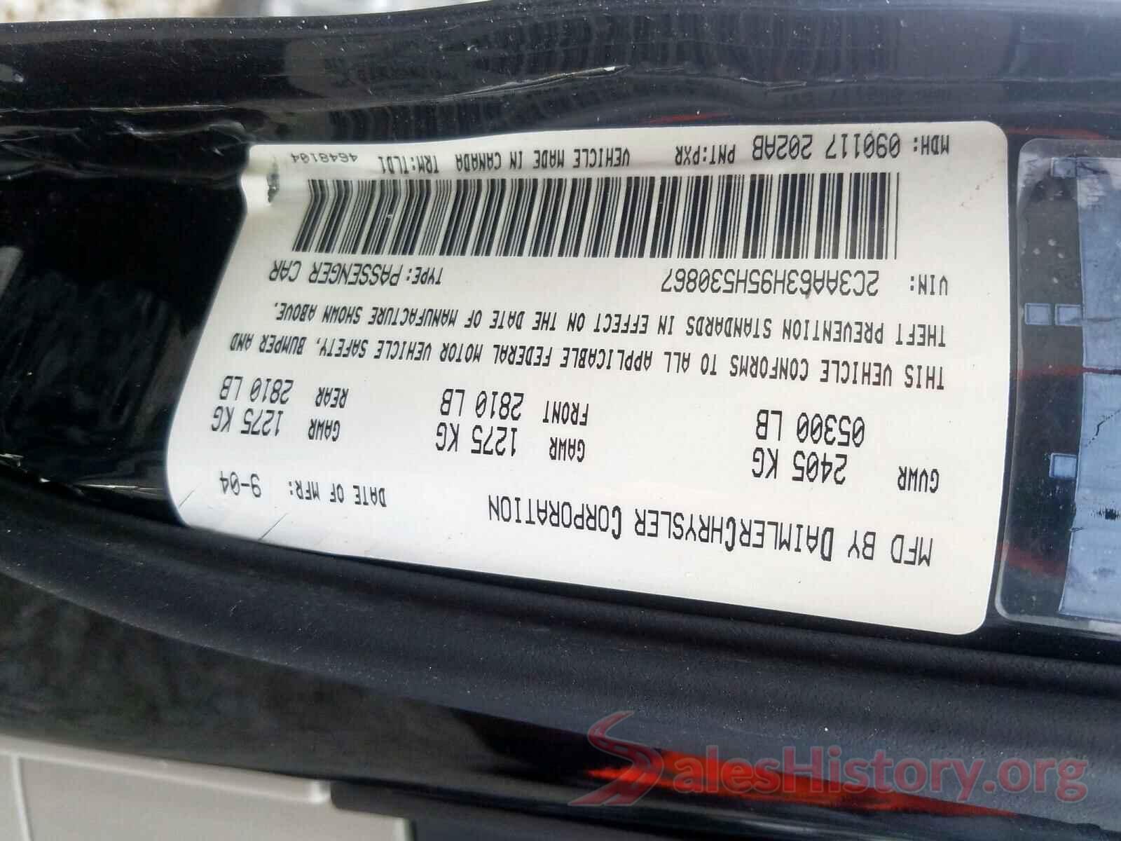 5NMS53AAXLH183804 2005 CHRYSLER 300