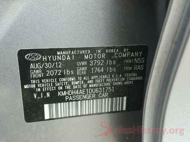 KMHD84LF2LU999487 2013 HYUNDAI ELANTRA