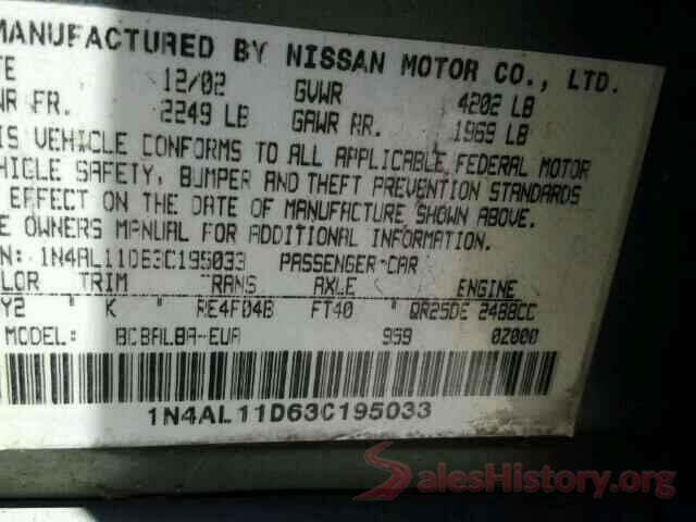 3N1AB7AP9KY327530 2003 NISSAN ALTIMA