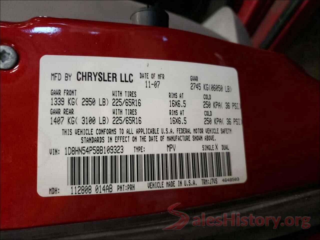 1C4NJPBB0GD702560 2008 DODGE CARAVAN