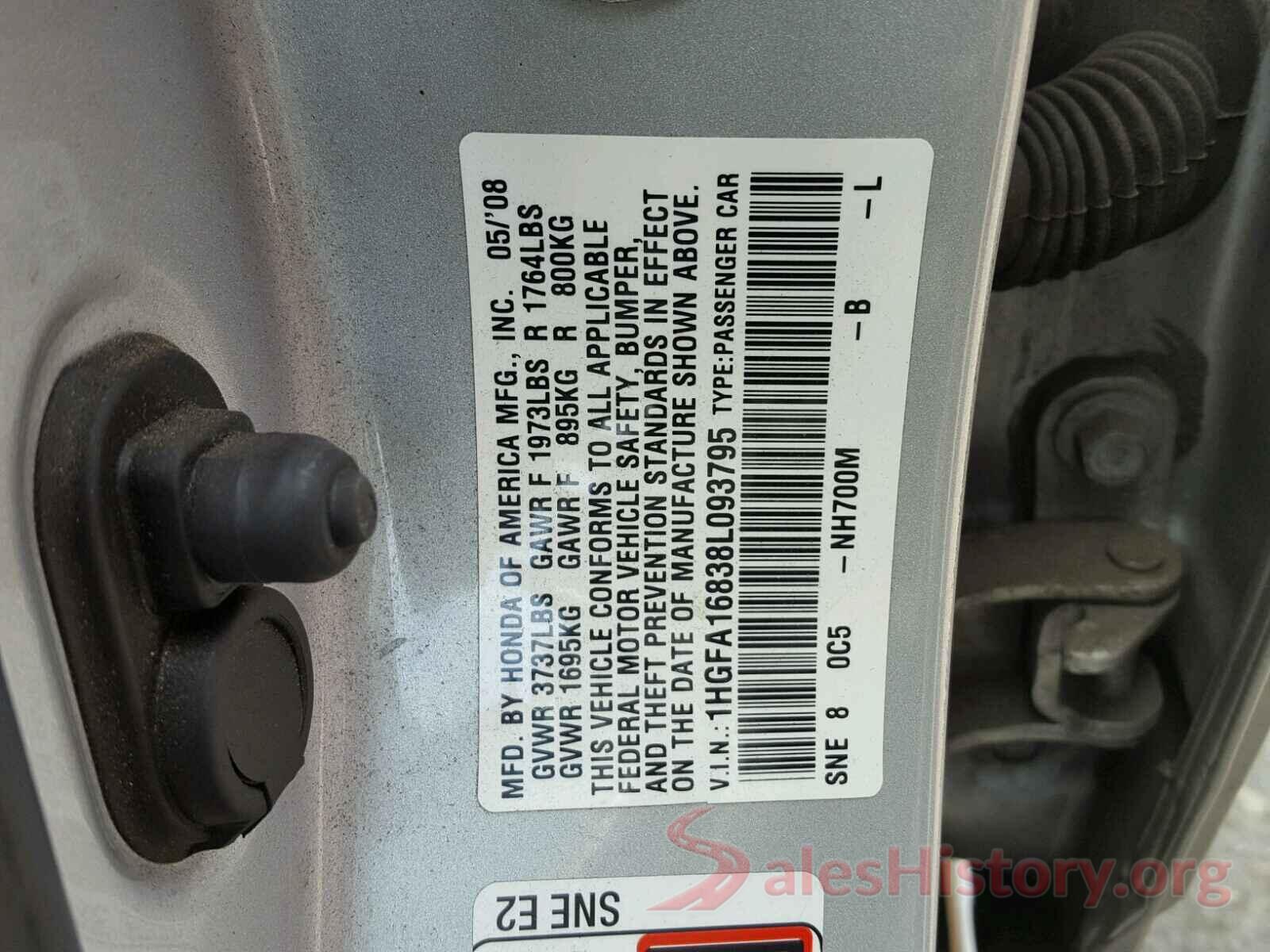 JN1BJ1CR5HW115565 2008 HONDA CIVIC