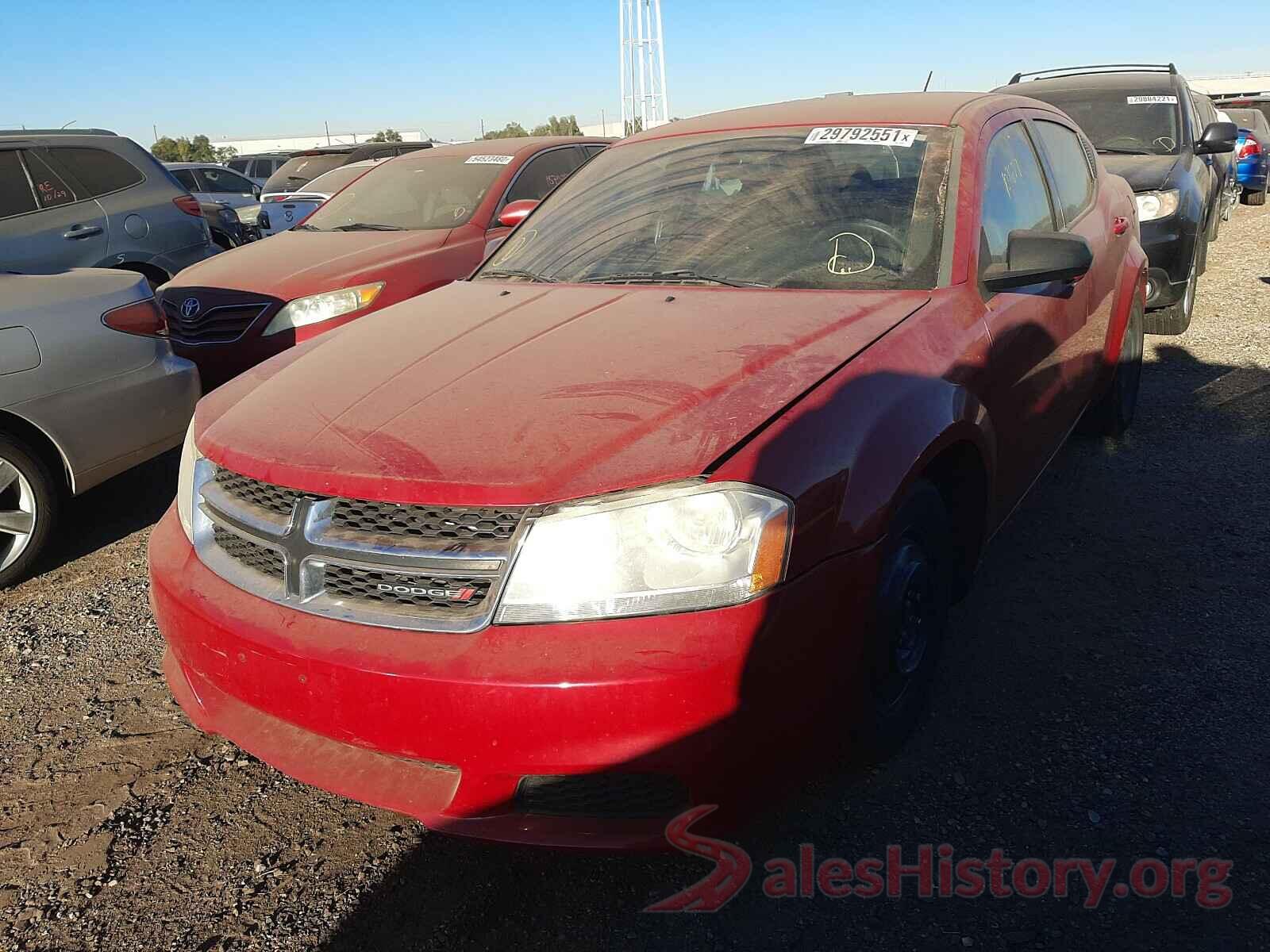 KMHD84LF3KU847894 2013 DODGE AVENGER