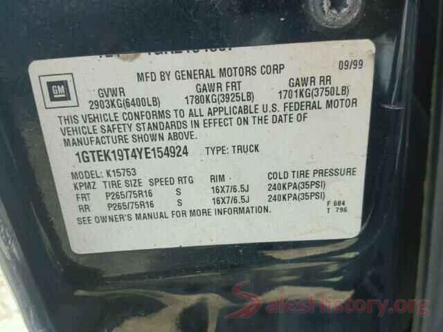 1N4AL3AP2GC124357 2000 GMC SIERRA