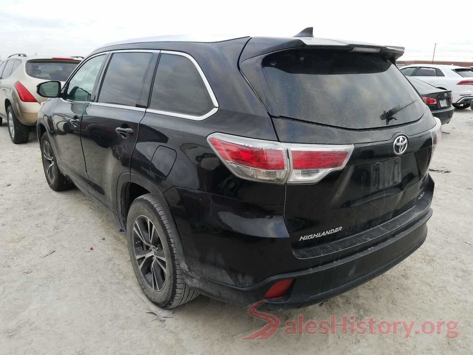 5TDKKRFH9GS166819 2016 TOYOTA HIGHLANDER