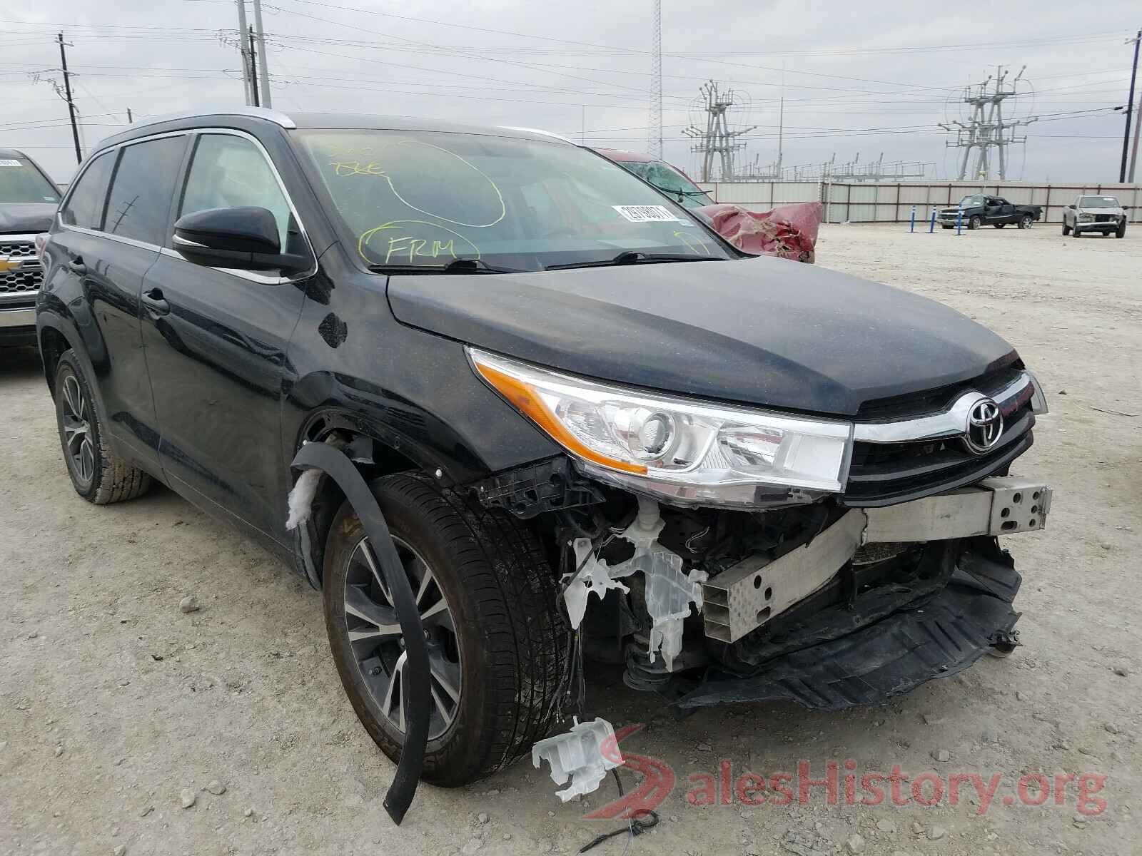 5TDKKRFH9GS166819 2016 TOYOTA HIGHLANDER