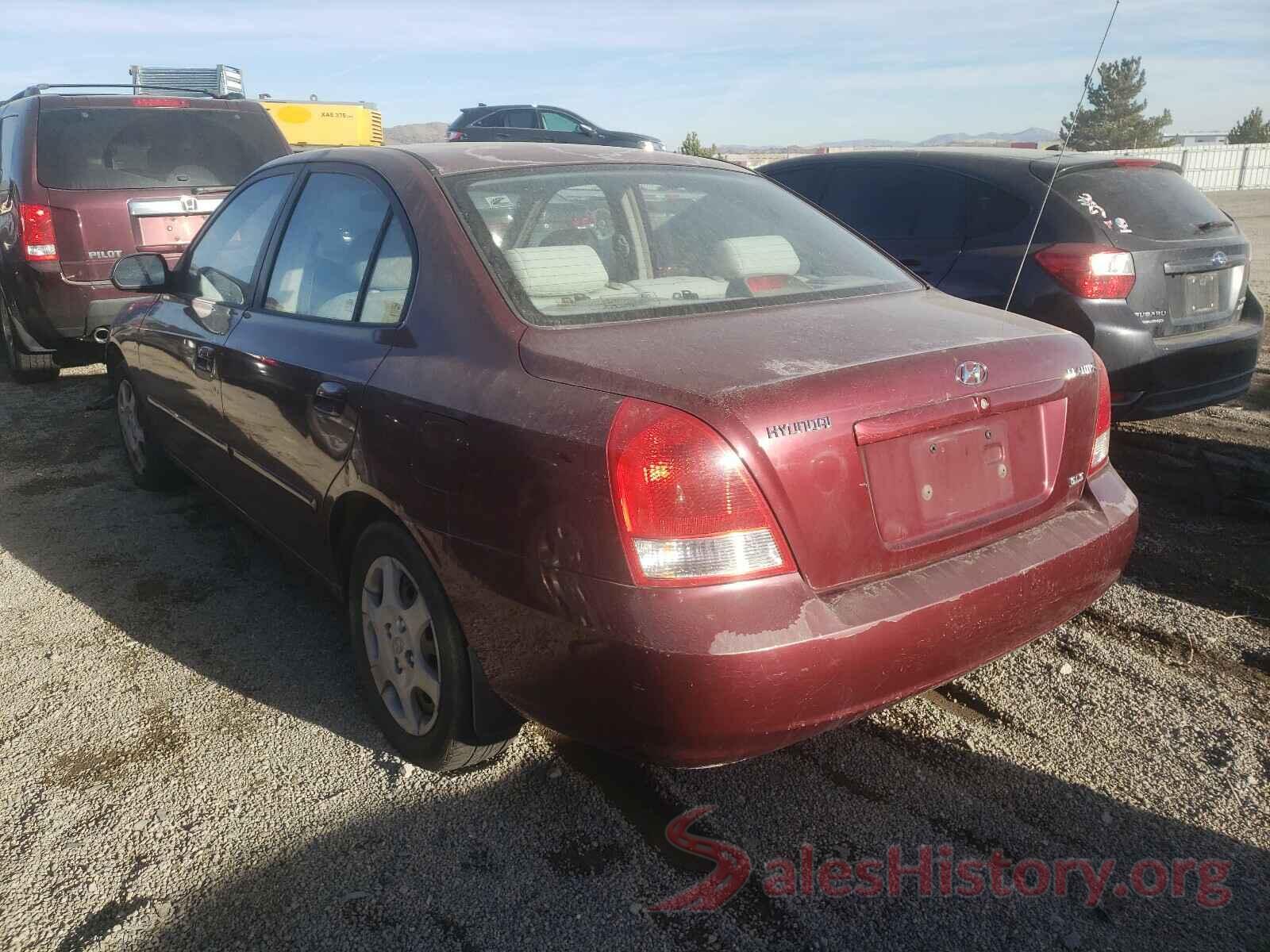 3VW167AJ4GM378698 2001 HYUNDAI ELANTRA