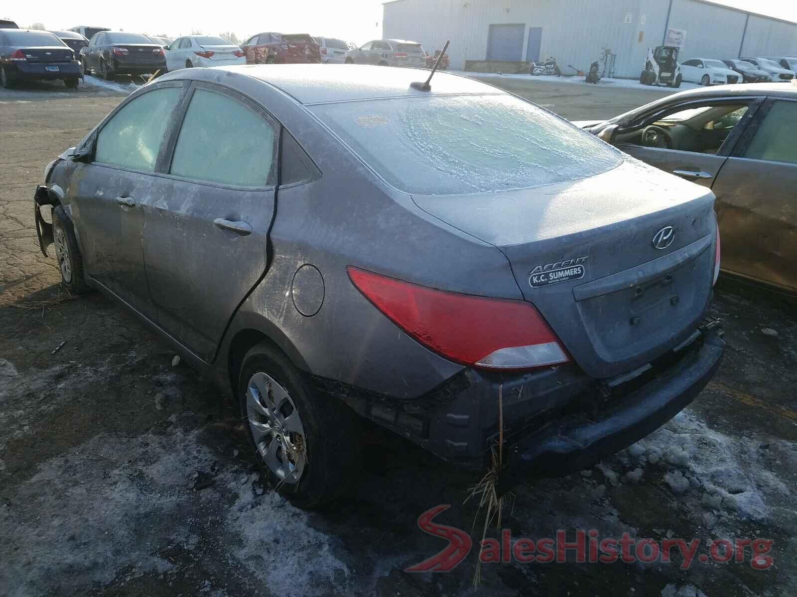 KMHCT4AE9GU134056 2016 HYUNDAI ACCENT