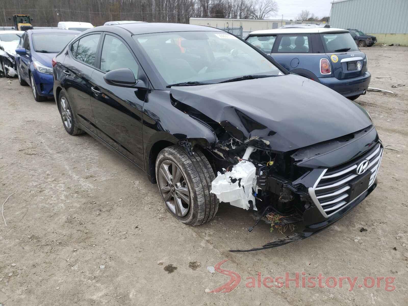 KMHD84LFXJU525106 2018 HYUNDAI ELANTRA